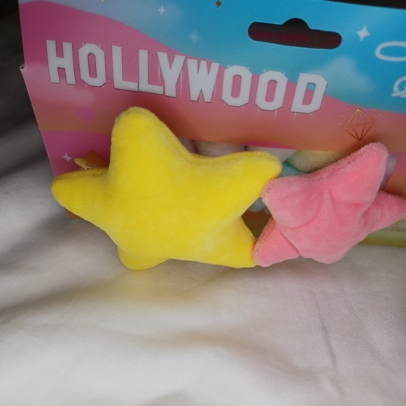 Creme superstar plushie star headband - Picture 2 of 7